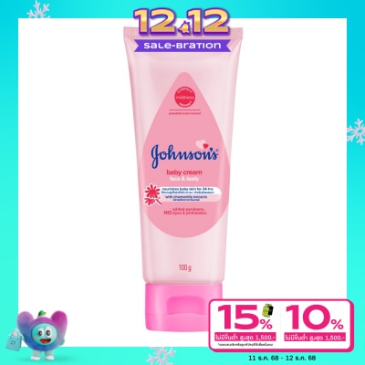 Johnson จอห์นสัน เบบี้ ครีม เฟซ แอนด์ บอดี้ 100 กรัม ครีมบำรุงผิวหน้า ผิวกาย เด็ก
