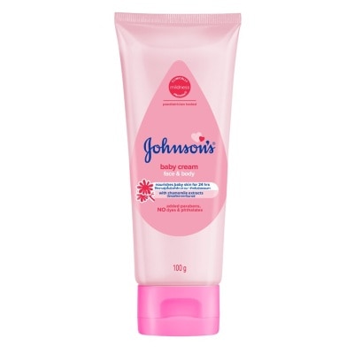 Johnson Johnson's Baby Cream Face  Body 100 G. ครีมบำรุงผิวหน้า ผิวกาย เด็ก