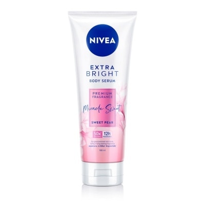 Nivea นีเวีย เอ็กซ์ตร้าไบรท์ บอดี้เซรั่ม พรีเมียม ฟราแกรนซ์ มิราเคิล สวีท สวีท แพร์ 180 มล.