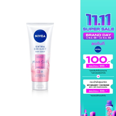 Nivea Nivea Extra Bright Body Serum Premium Fragrance Miracle Sweet Sweet Pear 320 Ml.