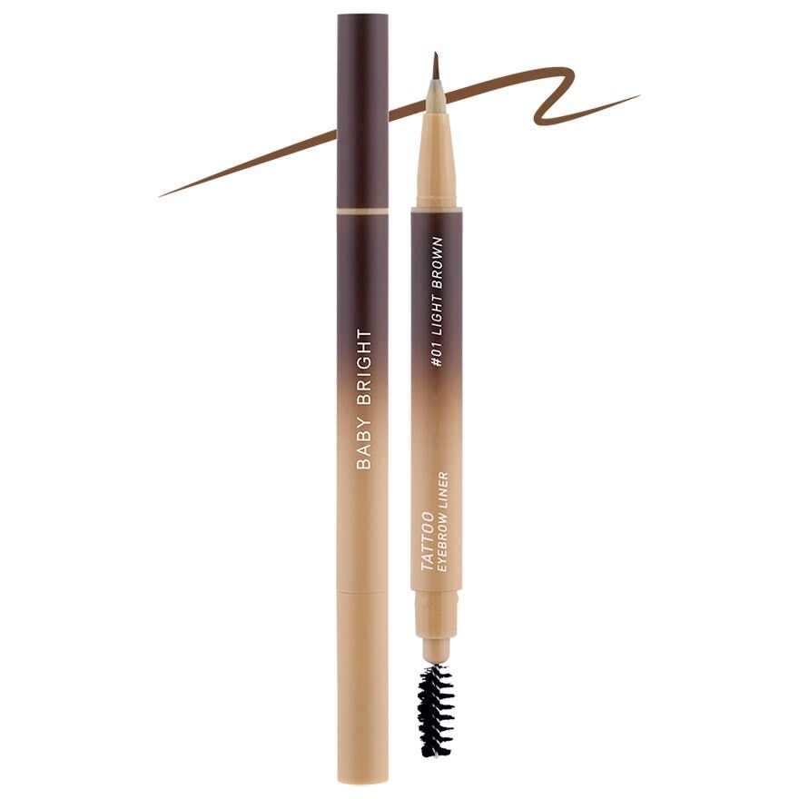 Baby Bright Tattoo Eyebrow Liner 0.5g. 01 Light Brown