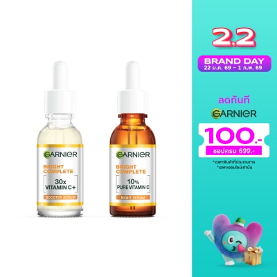 Garnier Garnier Bright Complete Booster Serum 30 Ml.+Night Serum 30 Ml.
