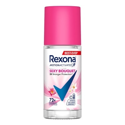 Rexona Rexona Roll On Sexy Bouquet Antiperspirant 45 Ml. โรลออน ลดเหงื่อ ระงับกลิ่น