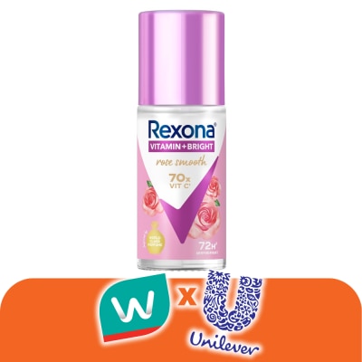 Rexona - เรโซนา โรลออน วิตามิน + ไบรท์ โรส สมูท แอนติเพอสไปแรนท์ 45 มล.