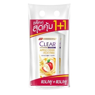 Clear Clear Shampoo Anti Dandruff Scalp Care 48Hr Itch Free 370 Ml.Twin Pack