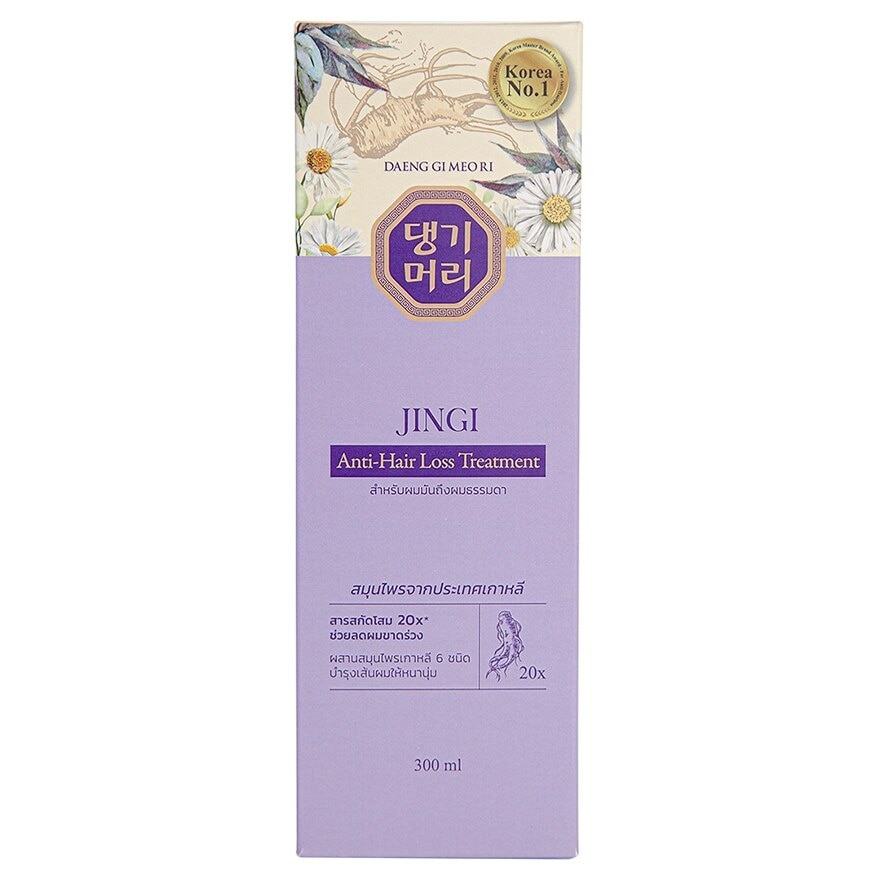 Daeng Gi Meo Ri Treatment Jingi Anti-Hair Loss 300 Ml. ทรีทเม้นท์ บำรุงหนังศีรษะ ผมร่