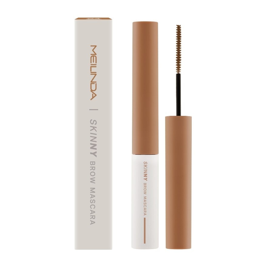 Meilinda Skinny Brow Mascara 4g. 04 Caramel Brown