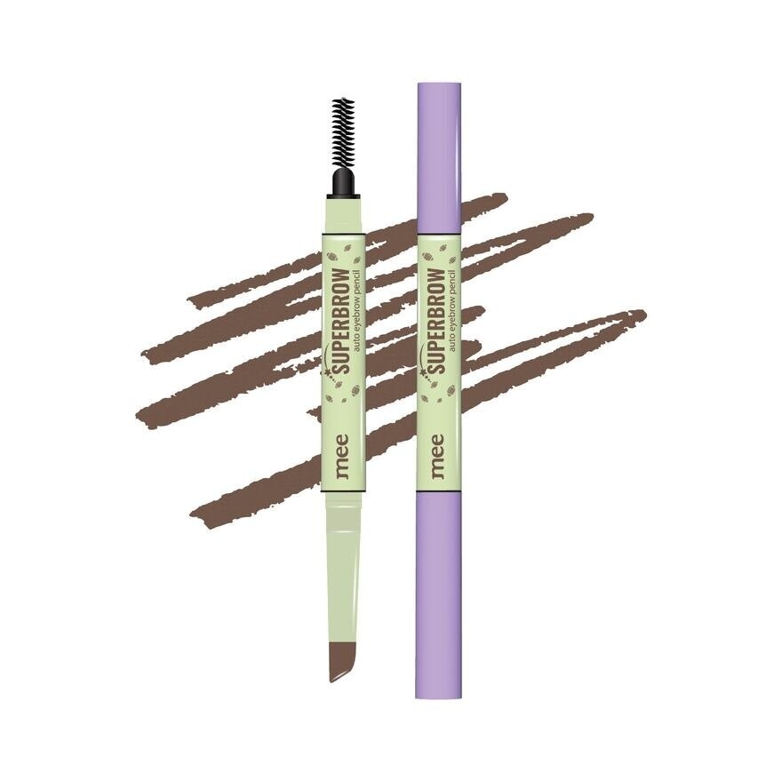 Mee Superbrow Auto Eyebrow Pencil 0.2g. 03 Light Brown Cappuccino