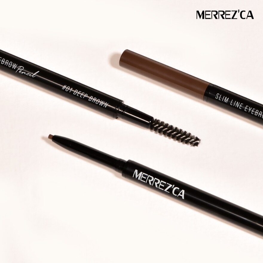 Merrez'Ca Slim Line Eyebrow 0.05g. 01 Deep Brow