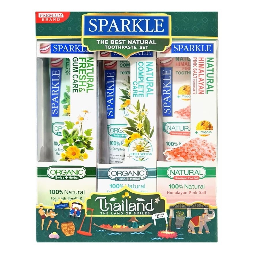 Sparkle สปาร์คเคิล เดอะ เบสท์ เนเชอรัล ทูธเพสท์ เซ็ต