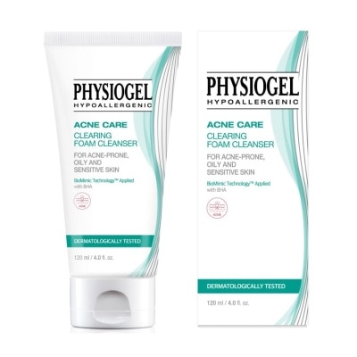 Physiogel Physiogel Acne Care Clearing Foam Cleanser for Acne Oily  Sensitive Skin 120 ml.