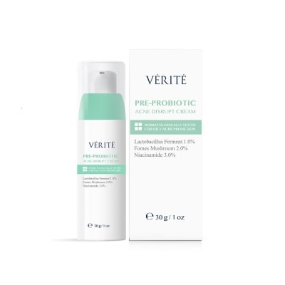 Verite เวอริเต้ พรีโพรไบโอติกส์ แอคเน่ ดิสรัป ครีม 30กรัม