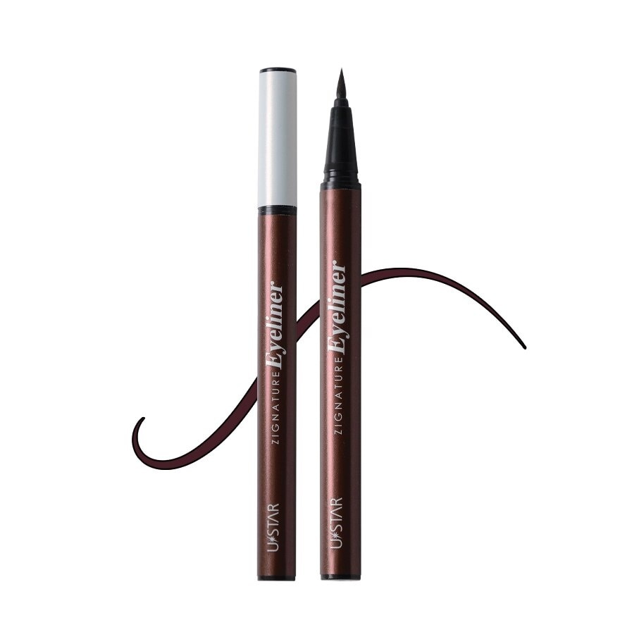 Ustar Zig.nature Maxx Cover Eyeliner 0.7g. Rich Brown