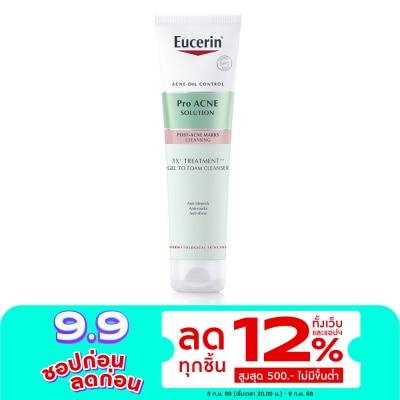 Eucerin Eucerin Pro Acne Solution 3X Gel to Foam Cleanser 150 ml.