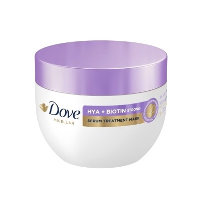 Dove Dove Serum Treatment Mask Hya + Biotin Strong 220 G. ลดผมขาดร่วง ผมแข็งแรง