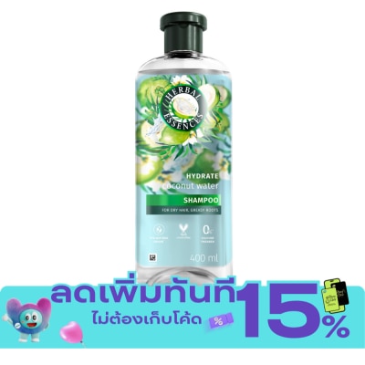 Herbal Essences เฮอร์บัล เอสเซนส์ แชมพู โคโคนัท วอเตอร์ ไฮเดรท 400 มล. image
