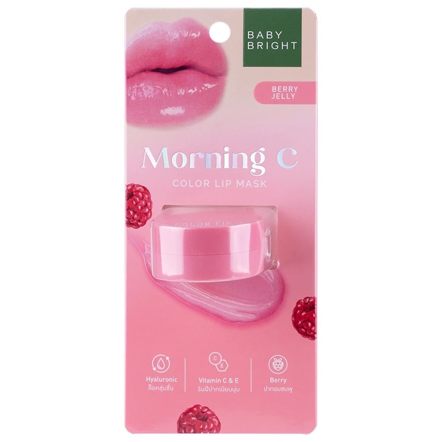 Baby Bright Morning C Color Lip Mask 3.8g. Berry Jelly