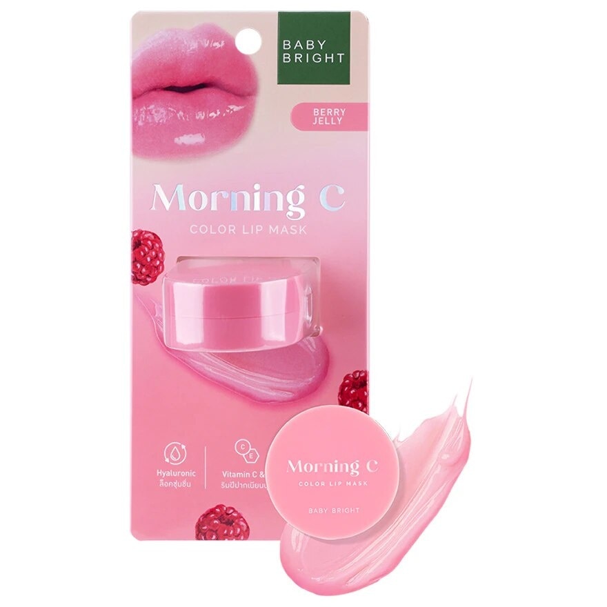 Baby Bright Morning C Color Lip Mask 3.8g. Berry Jelly