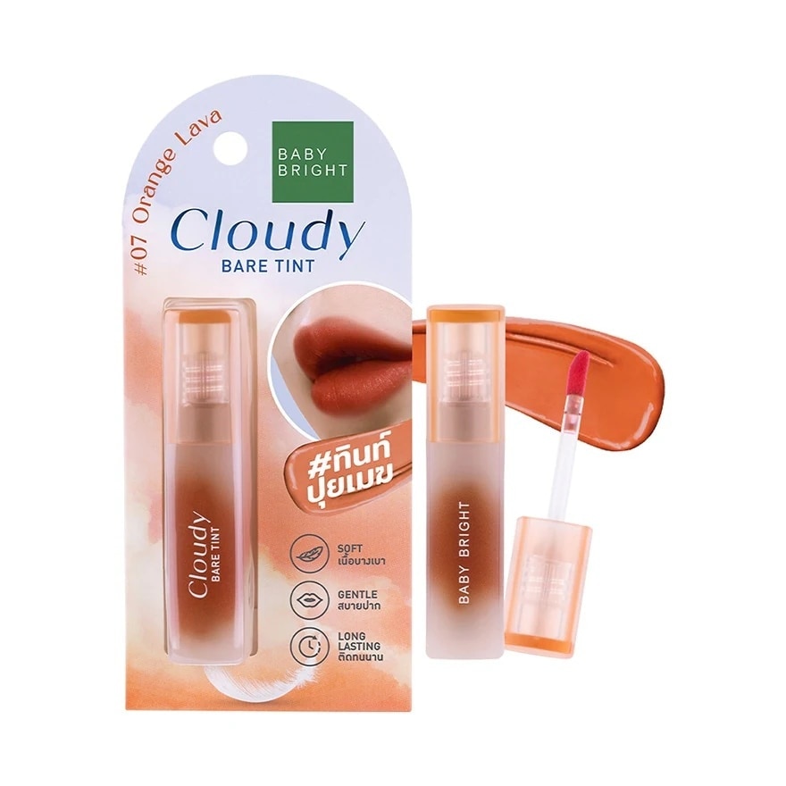 Baby Bright Cloudy Bare Tint 2.6g. 07 Orange Lava