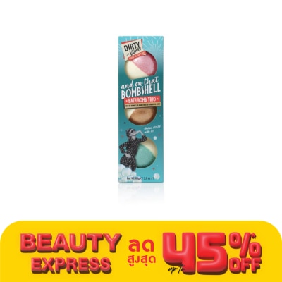 Dirty Works Dirty Works And On That Bombshell Bath Bomb Trio 80 g x 3 pcs.