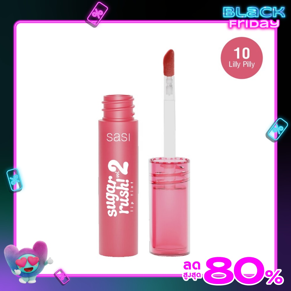 Sasi Sugar Rush Vol2 Lip Tint 2g. 10 Lilly Pilly