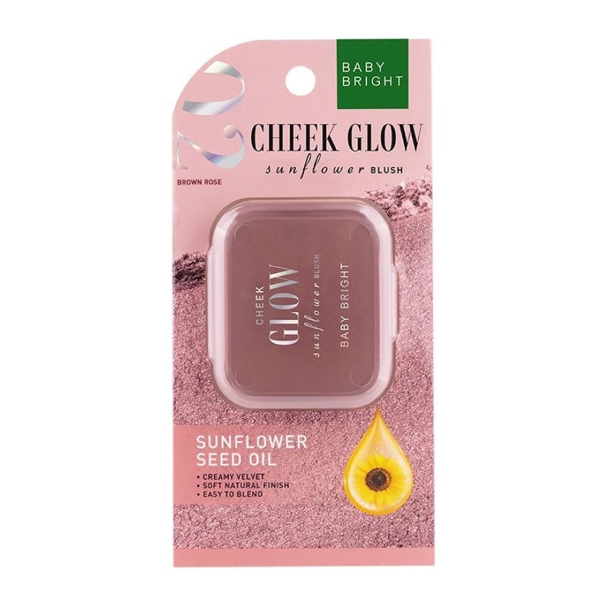 Baby Bright Cheek Glow Sunflower Blush 5.2g 02 Brown Rose