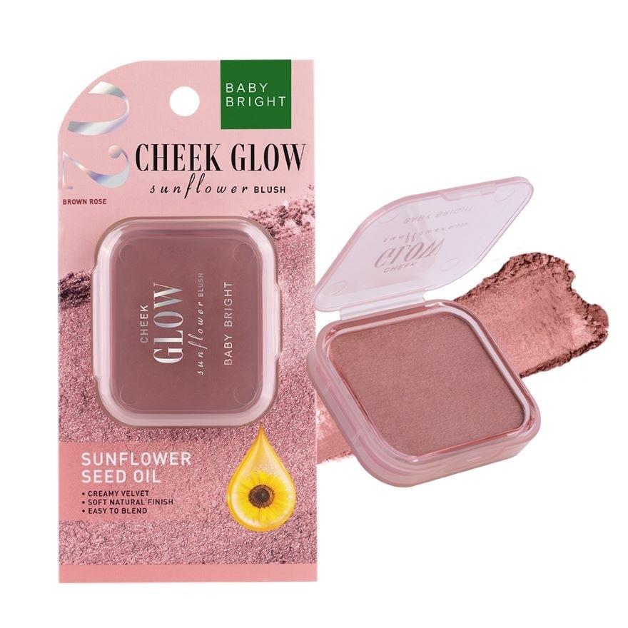 Baby Bright Cheek Glow Sunflower Blush 5.2g 02 Brown Rose