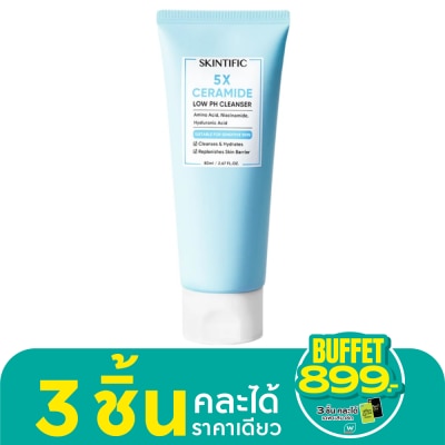 Skintific Skintific 5X Ceramide Low pH Cleanser 80 ml.