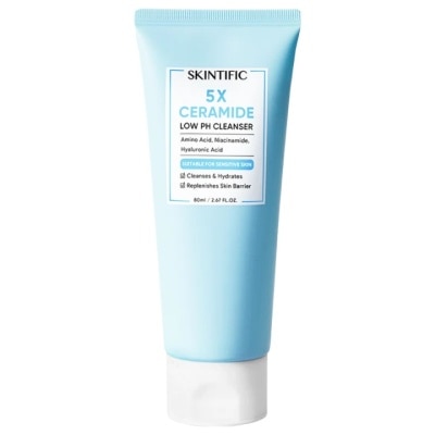 Skintific Skintific 5X สกินทิฟิค เซราไมด์ คลีนเซอร์ 80 มล.