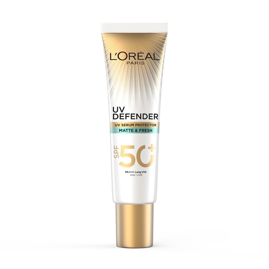 L'Oreal ลอรีอัล ปารีส ยูวี ดีเฟนเดอร์ แมทท์ เฟรช เอสพีเอฟ 50+ พีเอ++++ ลอง ยูวีเอ 30 มล.