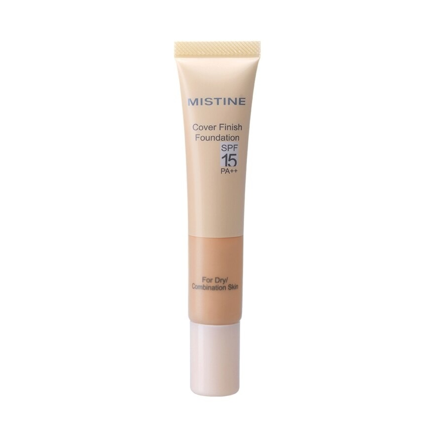 Mistine Cover Finish Foundation SPF15 PA++ 15g. F3 Tan