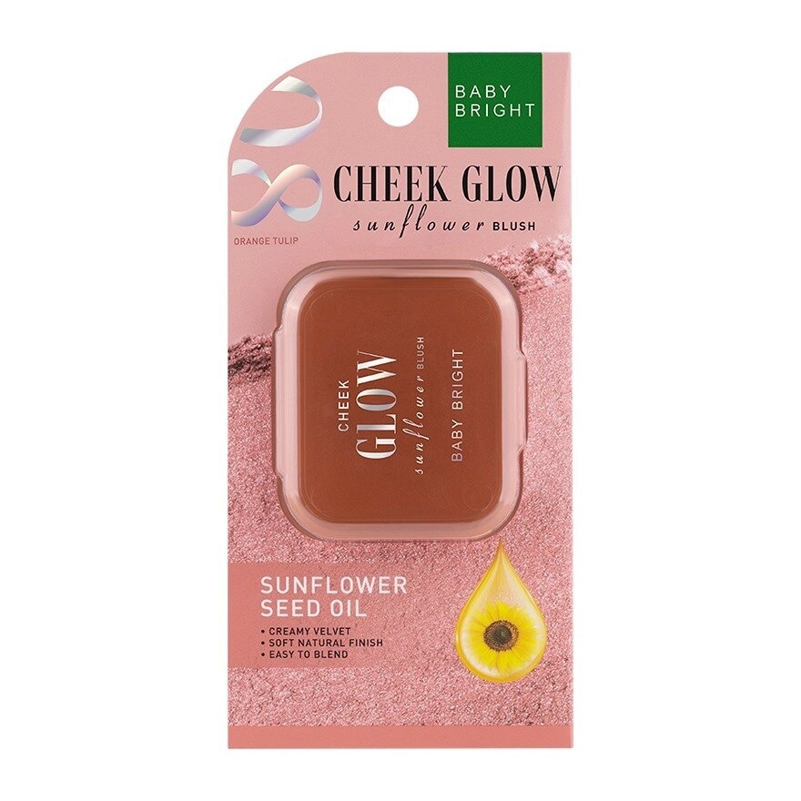 Baby Bright Cheek Glow Sunflower Blush 5.2g 08 Orange Tulip