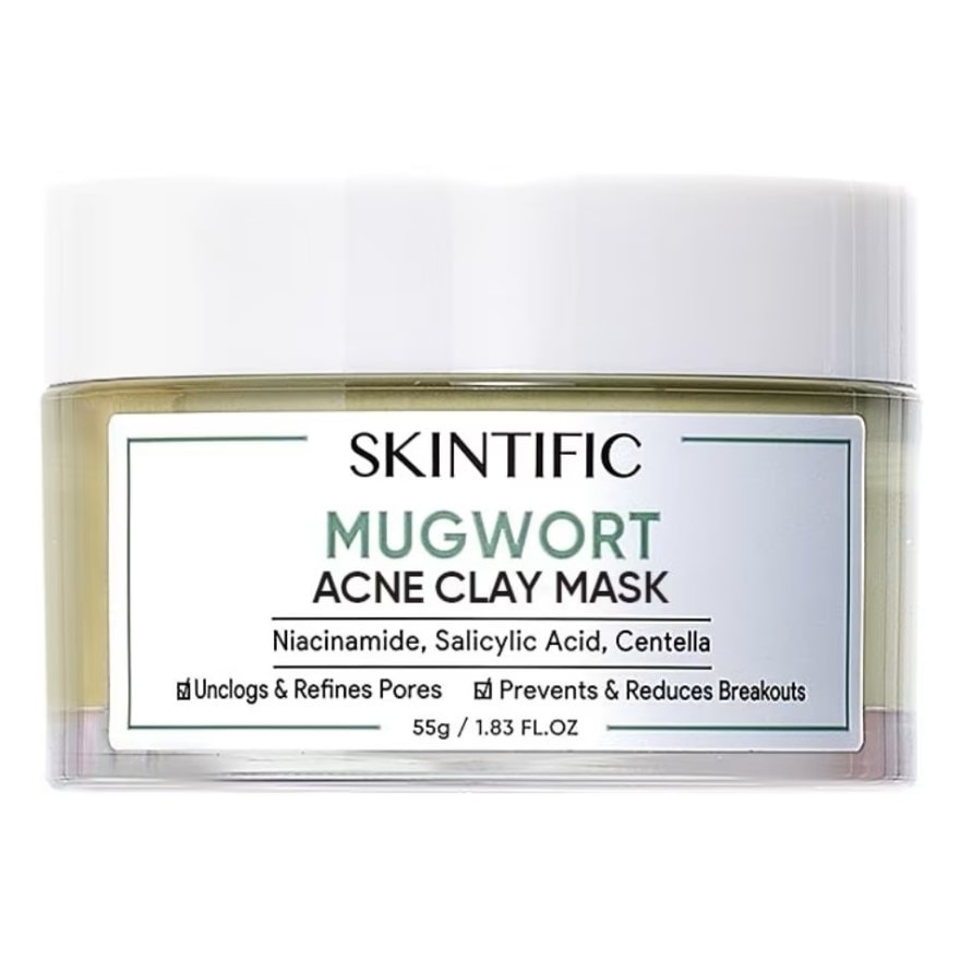 Skintific Mugwort Ance Clay Mask 55 g.