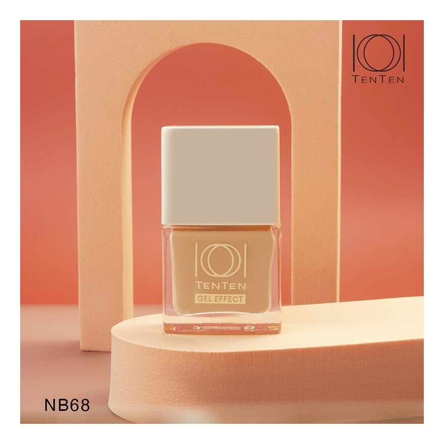 Ten Ten Gel Effect Nail Polish 12ml. NB68 Beige of Reason image