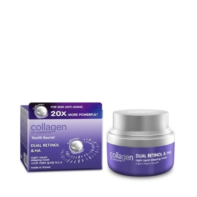 Collagen by Watsons Collagen by Watsons Youth Secret Dual Retinol  HA Night Repair Sleeping Mask 50ml.