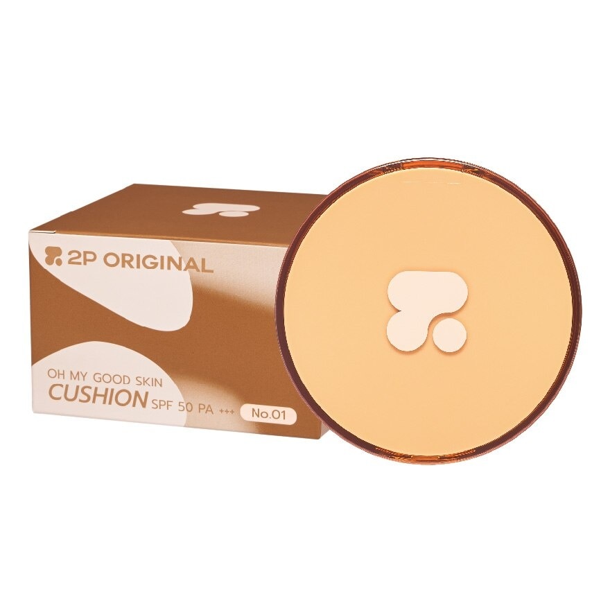 2P Original Oh My Good Skin Cushion SPF 50 PA+++ 15g. 01 Ivory