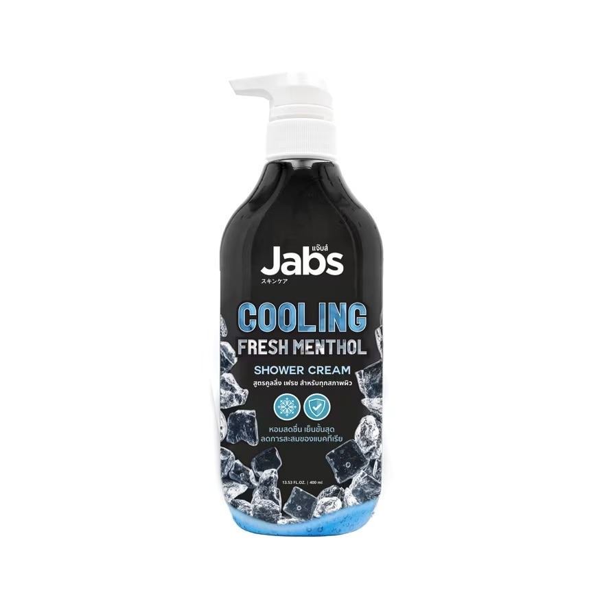 Jabs Shower Cream Cooling Fresh Menthol 400 Ml. ครีมอาบน้ำ สูตรเย็น