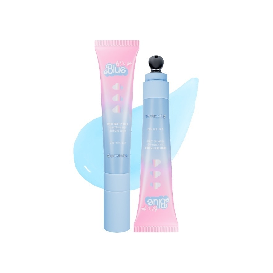 Supershades Let'S Go Blue Every Day Lip Balm 12ml. Soft pink