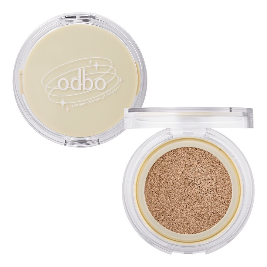 Odbo Soft Glow Cushion SPF50+ PA+++ 11g. + Free Refill 11g. 01 Light-Medium