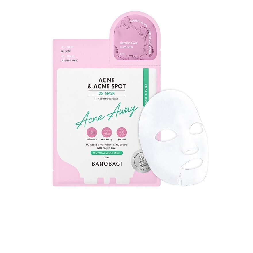 Banobagi DX Mask Acne  Acne Spot แผ่นมาสก์หน้า สลีปปิ้งมาสก์