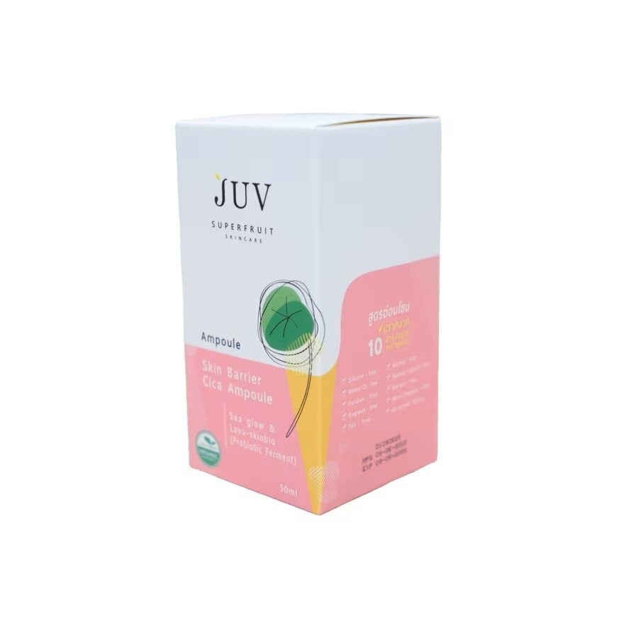 JUV Skin Barrier Cica Ampoule + Sea Glow Lava-Skinbio 50 Ml.