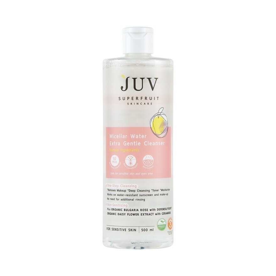 JUV Micellar Water Extra Gentle Cleanser 500 lM.+80 Ml.