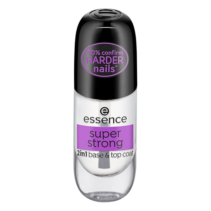 Essence Super Strong 2In1 Base  Top Coat Transparent 8ml.