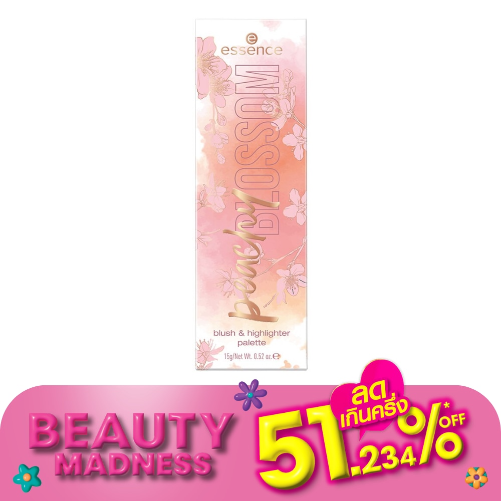 Essence เอสเซนส์ พีชชี่บลอสซั่ม บลัชแอนด์ไฮไลเตอร์ พาเลตต์ 15ก.