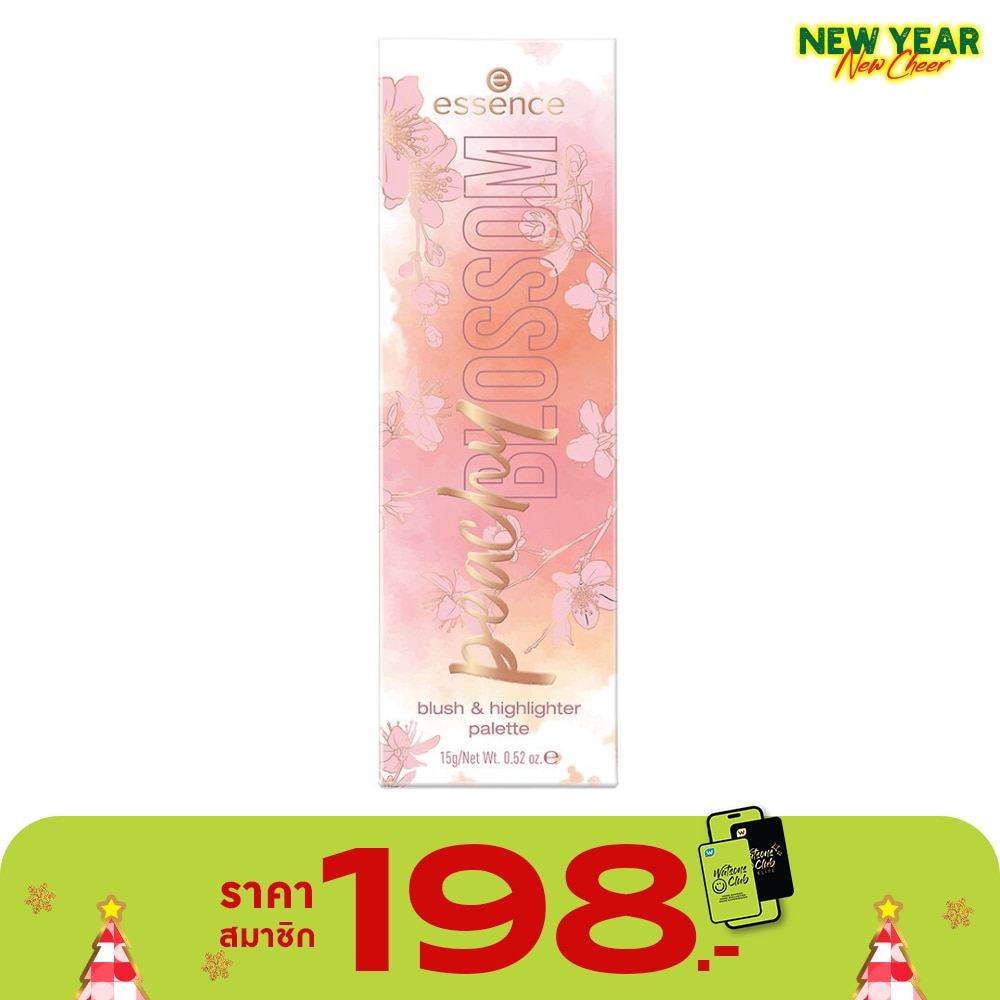 Essence เอสเซนส์ พีชชี่บลอสซั่ม บลัชแอนด์ไฮไลเตอร์ พาเลตต์ 15ก.