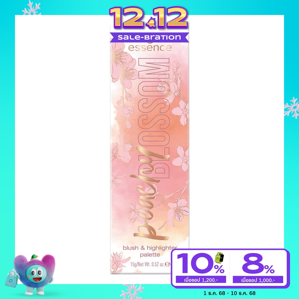 Essence Peachy Blossom Blush Highlighter Palette 15g.