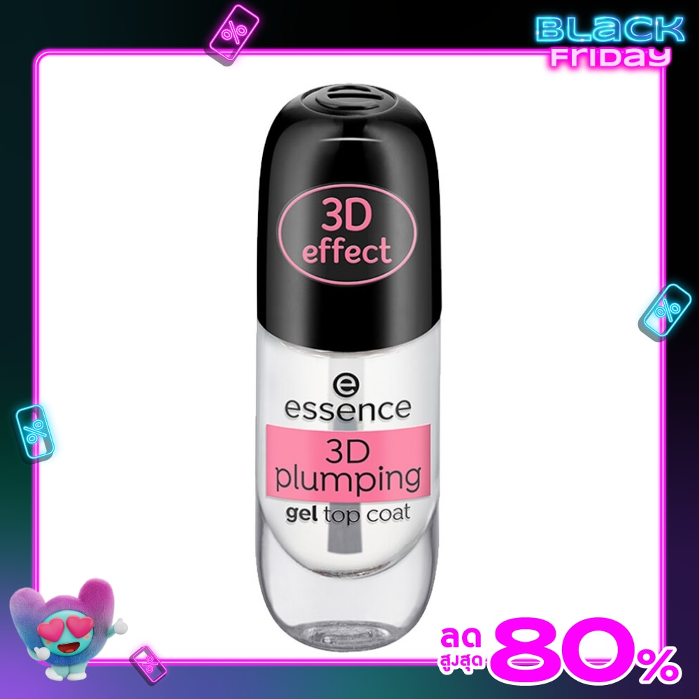 Essence Essence 3D Plumping Gel Top CoatTransparent 8ml.