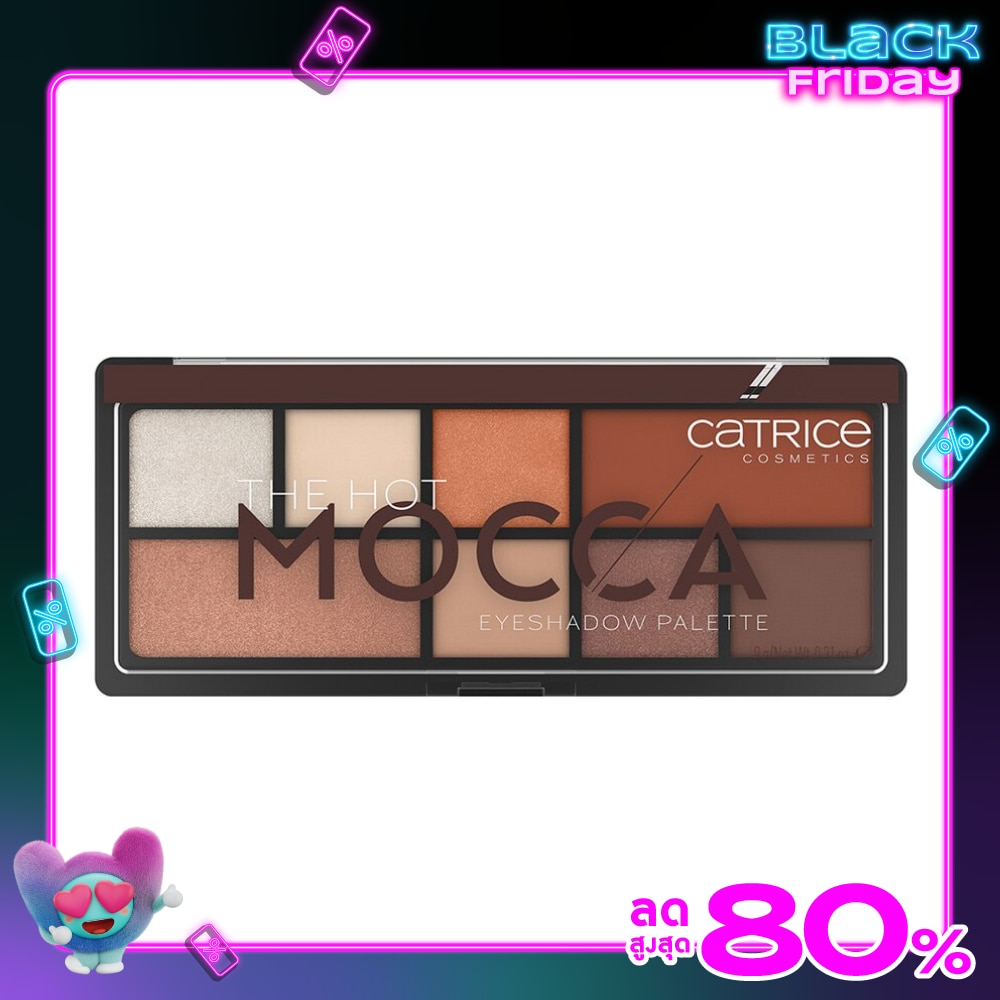 Catrice The Hot Mocca Eyeshadow Palette 9g.