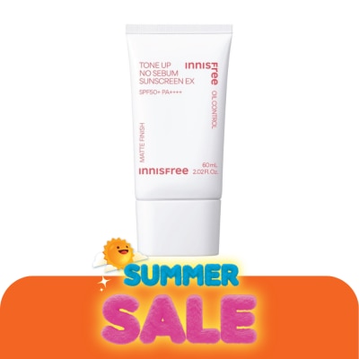 Innisfree - Innisfree Tone Up No Sebum Sunscreen EX SPF50+ PA++++ 60 Ml.