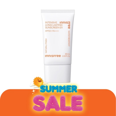 Innisfree - อินนิสฟรี อินเทนซีฟ ลอง ลาสติ้ง ซันสกรีน อีเอ็กซ์ เอสพีเอฟ50+ พีเอ++++ 60 มล.